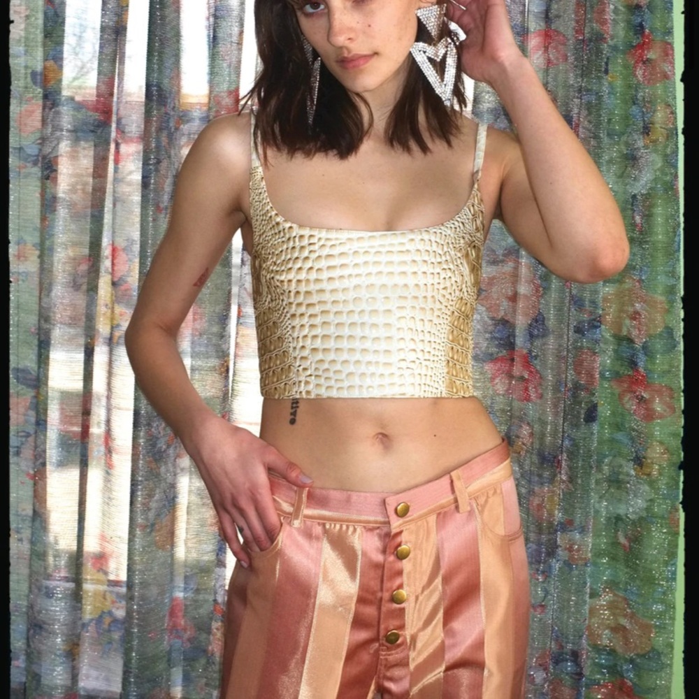 Mia Vesper never worn marshmallow croc top